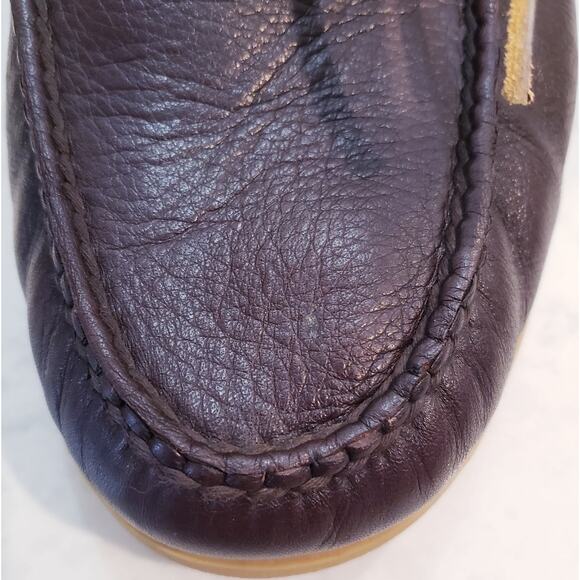 PETER MILLAR Leather Boat Shoes Men's Size 13M w/ ? Sheepskin Removable Insoles - Picture 15 of 16